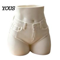 Creative Pen Cup Butt Holder, 3D Printed Female Form Pencil Cup, Body Art Desk Accessory for Pens Booty Shaped White Organizer Home Office Supplies balta