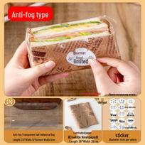 Food-Grade Transparent Sandwich Packaging Bags