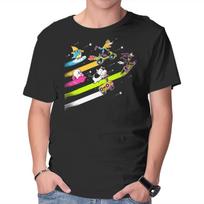 Unisex Crew Neck T-Shirt Arcade Racerz Graphic Short Sleeve Casual Tee XXXXL