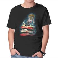 Unisex Crew Neck T-Shirt 90s VHS Horror Cult Graphic Short Sleeve Casual Tee XXL