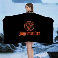 Jagermeisters Logotipo Vonios Rankšluostis Mikropluošto Minkštas Sugeriantis Vandenį Kvėpuojantis Mergaitei Vaikams Dekoratyvinis Animacinis Paplūdimio Rankšluostis Cotton 30x30cm