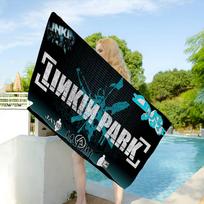 Band L-Linkin Cool P-Park Microfiber Blanket Quick Drying Beach Towels Oversized Printing Super Absorbent Pool Towel Blanket Cotton 30x30cm