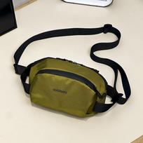 Men's and women's outdoor riding fanny pack, multi-functional breast bag, lightweight messenger bag, commuting large-capacity men's bag žalia