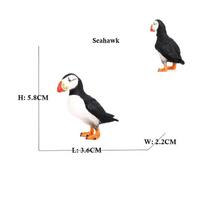 Paukščių Gyvūnų Figūrėlės Gandrai Sakalai Ereliai Kalakutai Flamingai Kingfisher Žaislo Modelis Veiksmo Figūrėlė Vaikų Dovanos Edukacinis Žaidimas Dekoras black