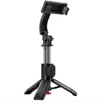 Acefast E42 Selfie Stick with Automatic Tripod and Bluetooth Remote Control 63 cm - Juodas