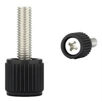 Desktop Computer Case Screws M3 M4 6#-32 Cross Phillips Handle Plastic Head Adjustment Screws Black/White (as the picture,M3x6mm&10pcs)