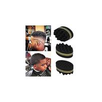 Design Barber Hair Brush Sponge For Timeless Afro Twist And Coil Styles** mėlyna