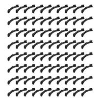 A84E-80PCS Fruit Tree Shaper Branch Bender Plant Trainer Bending Clips Twig Clamps Bonsai Shaped Twig Clip Bending Tool