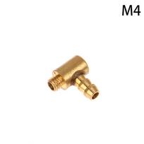 M4/M5/M6 Brass 90 Degree L Type Water Cooling Nozzle Faucet Nipple Connector For RC Methanol/Gasoline/Brushless Electric Boat