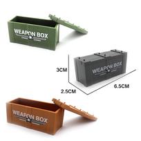 Military Special Forces Sandbag Weapon Box Gun WW2 DIY Building Blocks Educational Creative Bricks Toys For Children Kids Gifts