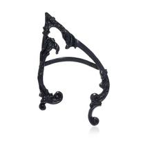 Clip Earrings Lady Gothic Elves Ear Cuff Pierced Earrings Korean Ear Bone Clip Women Earrings black-Left Ear
