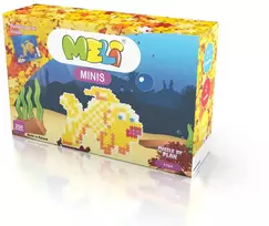 Meli Minis žaisliniai konstruktoriaus blokeliai 2in1, 250 detalių, vaikams nuo 3 metų, lavina vaizduotę, spalvoti