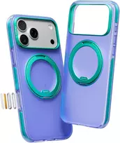 Dėklas Torras Ostand O3 Hue, violet violetinė – Apple iPhone 17 Pro