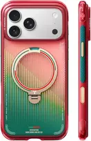Dėklas Torras Ostand Q3 Air World Cup Limited, red & žalias – Apple iPhone 17 Pro Max