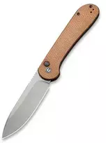 CIVIVI peilis CIVIVI mygtukų užraktas Elementum Brown Micarta