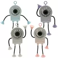 USB įkraunamas ventiliatorius Robotukas - Violetinė
