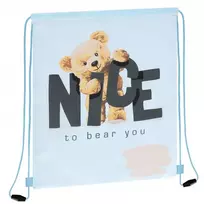 Maišelis sportinei aprangai NICE TO BEAR YOU, Starpak, 330x390 mm