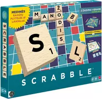 Mattel Stalo žaidimas SCRABBLE (medinis, LT)