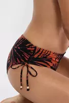 Juodos ir oranžinės maudymosi kelnaitės Triumph