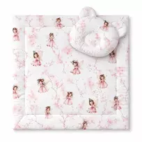 2 dalių kūdikio patalynės komplektas Blossom Fairies su Teddy pagalvėle
