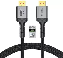 „Tech-Protect UltraBoost HDMI 2.1 4K 120HZ / 8K 60HZ“ kabelis, 100 cm - juodas