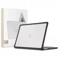 „Tech-Protect Velar MacBook Air 15 M2-M5 2023-2026“ juodas/matinis skaidrus