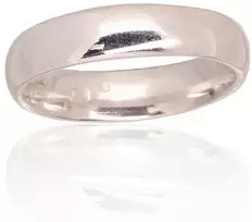 Sidabrinis vestuvinis žiedas. Praba: 925°. Metalas: Sidabras - 17 - 3.5 g. - 4.5 mm.