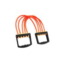Chest Expander Muscle Puller Elastics Band Multicolored Workmanship Compact Size Long-lasting Resilience Aid Holes ,red