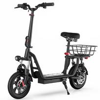 Elektrinis paspirtukas iScooter i12 500W variklis 36V 7.5AH pilna pakaba didžiausias greitis 25 km/h maksimalus nuvažiuojamas atstumas 35 km juodas