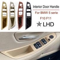 Skirta BMW 5 serijos F10 F11 Durų vidinė rankenėlė Kairės priekinės durys Interjero durų panelė Vairuotojo sėdynės mygtuko jungiklio rėmelis Laikiklis Red Brown-LHD