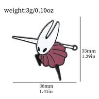Hollow Knight Enamel Pins Cute Cartoon Metal Brooch Badge For Backpack Pins Decor Jewelry Accessories Gifts