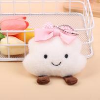 Kawaii Kaspinas Debesys Pliušinis Raktų pakabukas Mielas Saldus Debesis Įdaryta Lėlė Raktų pakabukas Krepšio Pakabukas Kuprinės Kabantis Papuošalas Raktų Aksesuarai as the picture