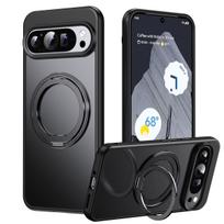 Transparent Phone Case for Google Pixel 8 9 10 Pro XL 9A 8A with 360° Rotating Stand Magnetic  Back Cover LMD001 Google Pixel 8a