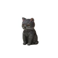 Orange Cat Sitting Cat Pet Model Tiger Spot Cat Decoration Cat Statues Figurines  Home Decoration Style 6