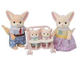 Sylvanian Families Doll Set ST Mark Ages 3 and Toy Sylvanian Epoch [Fennec Family] FS-48 Certified, Up, Dollhouse, Families, Co., Ltd.