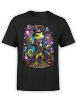 Arcane Gecko Wizard TShirt Unisex S
