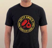 Mr Jolly T-shirt Fatty Amal's Kebab and Off Licence Bottom TV Rik Mayall Tee XXL