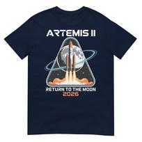 Artemis Ii To The Moon Rocket Launch Space Exploration TShirt S