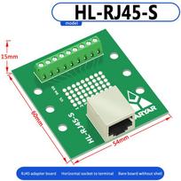 RJ45 Adapter Terminal Network Port DIN35 Guide Rail Mounting Accessory for Fast Industrial Connectivity 02