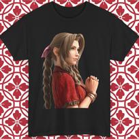 Final Fantasy VII Rebirth Aerith T-Shirt Aeris Video Game Gamer Tee Unisex S-5XL L