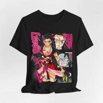 Nezuko Demonm Tee, Japanese Anime Graphic Unisex Shirt, Manga Unisex Jersey XXXL