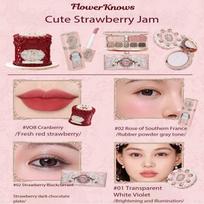 Flower Knows Strawberry Cupid Sweetheart Series Makeup Gift Box Cosmetic Kit For Women Cute Strawberry Jam