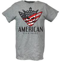 Cody Rhodes American Nightmare Red Black Logo Tshirt M gray
