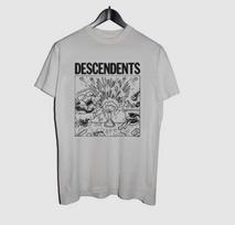 Descendents punk band t-shirt, cotton white shirt, unisex classic S