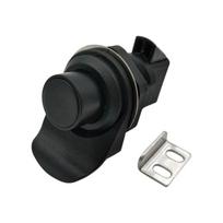Plastic Push Button Latches with Smooth Locking Mechanism Waterproof Cabinet Camera Lock for Camping Trailer Cabinet Door black