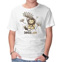 Unisex Crew Neck T-Shirt Dandelion Graphic Short Sleeve Casual Tee XXXXL