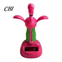 Durable Solar Dashboard Ornament Crane Bobble Head Car Decor, Cute Animal Swing Toy Ornament, Interior Decoration, Creative Home Office Gift B