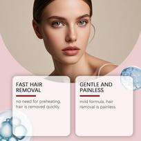 Sensitive Skin Wax Strips for Face Hair Remover Kit Vegan with 10 Wipes Comfortable and Clean Home Waxing one size