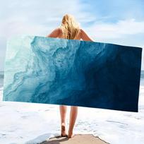 Microfiber Beach Towel Bath Towel Exquisite Prints Thin Absorbent Extra Large Towel For Beach Swimming Camping Yoga Bath Sports 50x100 CM