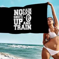 No Pain No Gain Gym  Microfiber Printed Beach Towel Mountain Climbing Yoga Beach Swimming Running Absorbent Soft Towel Cotton 30x30cm
